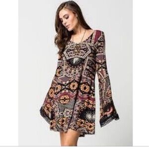 Patrons Of Peace 70s Gypsy Witchy Boho Dress Size Small